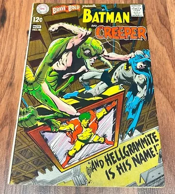 Buy Brave And The Bold #80 Batman The Creeper 1968 Neal Adams • 18.09£