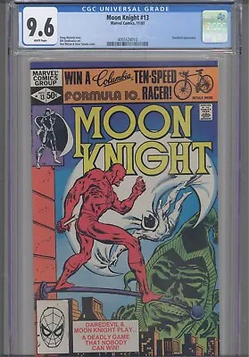 Buy Moon Knight #13 CGC 9.6 1981 Marvel Comics Doug Moench Story Daredevil App • 63.69£