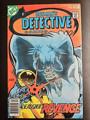 Buy Detective Comics #474 (DC 1977) ~ ✨ 1st Modern Deadshot (Suicide Squad) • 26.91£