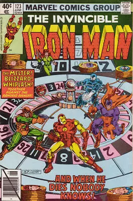 Buy Iron Man (1st Series) #123 FN; Marvel | Melter Blizzard Whiplash - We Combine Sh • 11.85£