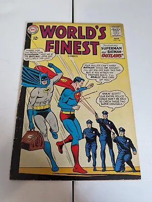 Buy Worlds Finest Comics #148 DC 1965 Superman & Batman Outlaws Silver Age Issue • 20.02£