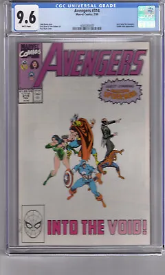 Buy Avengers #314 (1990) 9.6 CGC W/P' SERSI... Joins ...Avengers' • 75.12£