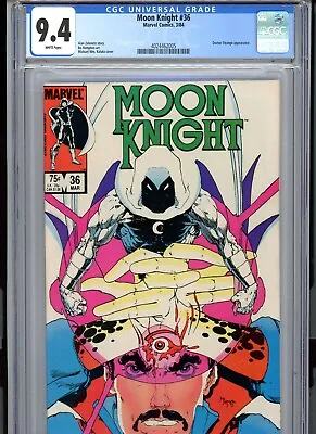 Buy Moon Knight #36 CGC 9.4 White Pages 1984 Dr. Strange Hampton Art Disney TV MCU • 39.53£