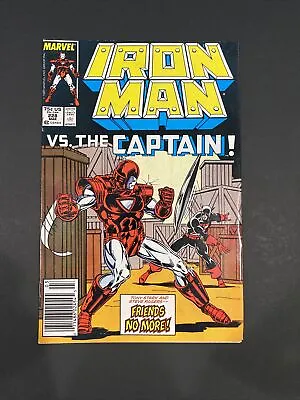 Buy Marvel Comics Iron Man Vs The Captain # 228 VF Newsstand • 15.80£