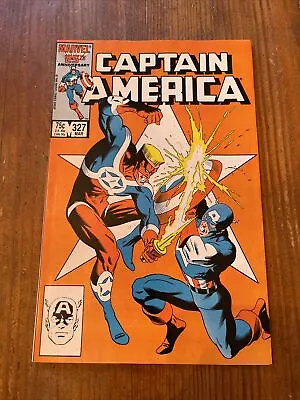 Buy Captain America #327 F/VF 1st John Walker Super Patriot Cover! Marvel Comics • 8£