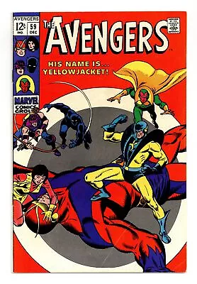 Buy Avengers #59 VG 4.0 1968 1st App. Yellowjacket • 56.13£