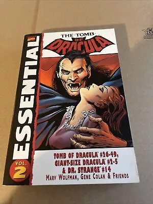 Buy Essential Tomb Of Dracula Volume 2 Tpb By Marv Wolfman: Used • 29.95£