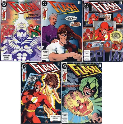 Buy Flash #36 #37 #38 #39 #40 (dc 1990) Near Mint First Prints White Pages • 15.99£