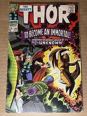 Buy Thor 136 Marvel 1966 GD/VG 1st Reintroduction Of Sif • 24.09£