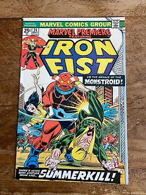 Buy Marvel Premiere #24 Iron Fist Marvel Comics 1974 Bronze Age ^ • 7.90£