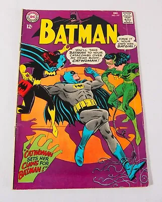 Buy Batman #197, 1967, DC Comics, 5.5 FN- • 31.73£