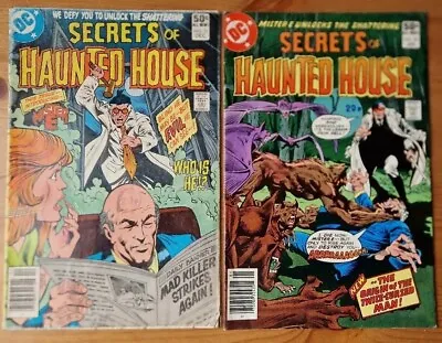 Buy SECRETS OF HAUNTED HOUSE Issue 31 &32, 1st App MISTER E. DC Comics 1980 • 7.99£