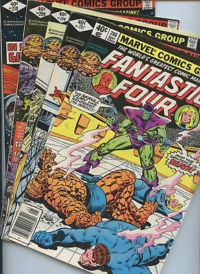 Buy Fantastic Four #206-215 1979 (10 Book Lot)(Avg VF) • 28.09£