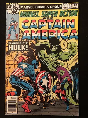 Buy Marvel Super Action 12 4.0 4.5 Writing On  Cover Reprint Captain America 110 Km • 7.90£