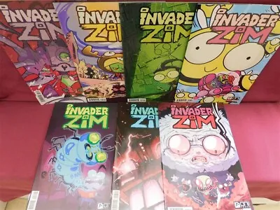 Buy Invader Zim 1 3 6 7 8 9 10 B Oni Press Variant Comic Lot Vasquez 2015 Nm New! • 27.88£