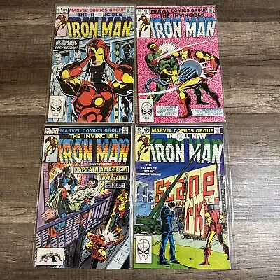 Buy Iron Man #170 , 171, 172, 173 - 1st James Rhodes As Iron Man Marvel 1983 • 27.79£
