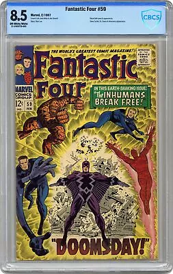 Buy Fantastic Four #59 CBCS 8.5 1967 21-24C87C6-003 • 293.28£