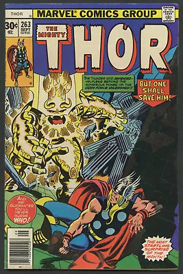 Buy 1977 Marvel Comics Thor #263 But One Shall Save Him! • 1.51£