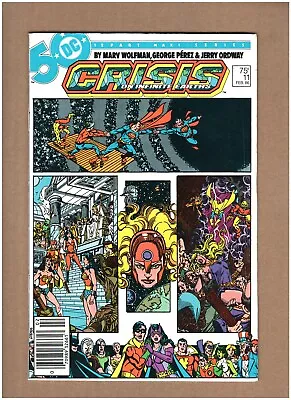Buy Crisis On Infinite Earths #11 Newsstand DC Comics 1986 VF 8.0 MUSTY SMELL • 1.56£