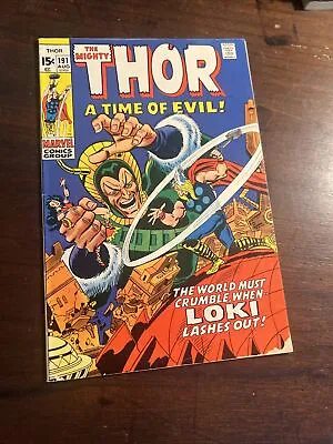 Buy Thor 191 Bronze Age 1970's Comic Loki • 11.83£
