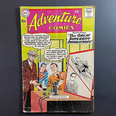 Buy Adventure Comics 263 Silver Age DC 1959 Aquaman Green Arrow Curt Swan Comic Book • 24.29£