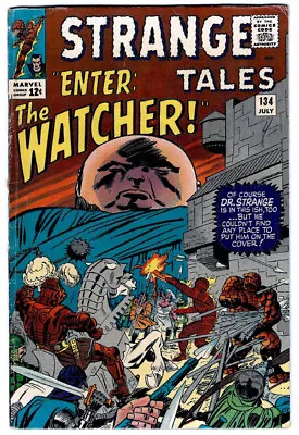 Buy STRANGE TALES #134 In VG A 1965 MARVEL Comics With DOCTOR STRANGE & THE WATCHER • 19.77£
