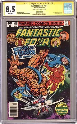 Buy Fantastic Four #211N CGC 8.5 Newsstand SS Shooter 1979 2769421002 • 83.95£