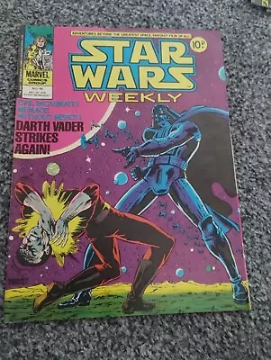 Buy STAR WARS MARVEL COMICS No 46  Dec 20 1978 ,UK ISSUE ,VADER STRIKES AGAIN • 3£