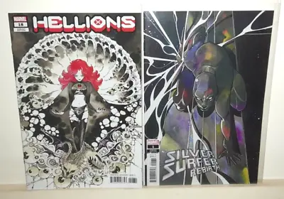 Buy Silver Surfer Rebirth #1G,Hellions #18C Momoko Variant (Marvel Comics 2022) • 9.99£