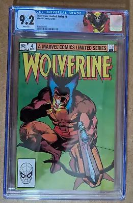 Buy Wolverine Limited Series #4 Marvel Comics 1982 CGC 9.2 • 32£