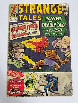 Buy Strange Tales #126 November 1964 - First Appearance Of Dormammu & Clea - Marvel • 79.02£