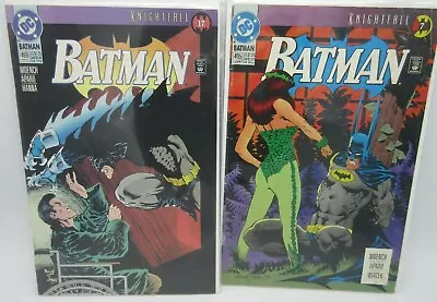 Buy Batman #495,499 (1993) Knightfall, Poison Ivy, Bane, Joker, Robin • 7.10£