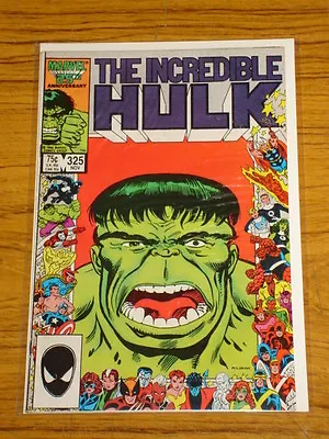 Buy Incredible Hulk #325 Vol1 Marvel Comics November 1986 • 24.99£