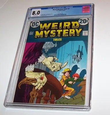Buy Weird Mystery Tales #5 - DC 1973 Bronze Age Horror Issue - CGC VF 8.0 • 67.18£