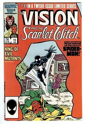 Buy VISION And The SCARLET WITCH #11 August 1986 SPIDER-MAN In Black Wandavision NM • 20£