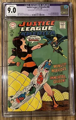 Buy Justice League Of America # 60 1968 CGC 9.0 R Early Batgirl • 139.92£