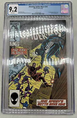 Buy Amazing Spider-Man #265 CGC 9.2 1st Silver Sable Marvel Comics 1985 • 55.34£