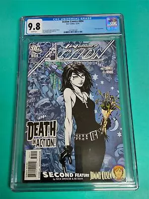 Buy CGC 9.8 MINT~ DC 2010~ ACTION COMICS # 894 ~ DEATH Appear ~ FINCH Sandman Gaiman • 111.92£
