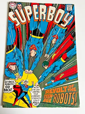 Buy SUPERBOY No 155 DC Comics (Neal Adams Cover)  Revolt Of The Teenage -ROBOTS ! • 9£