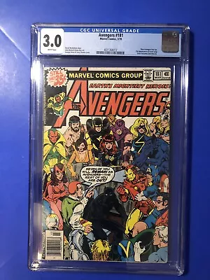 Buy Avengers #181 Newsstand Cgc 3.0 1st APPEARANCE Scott Lang 2nd Ant-Man Comic 1979 • 70.16£