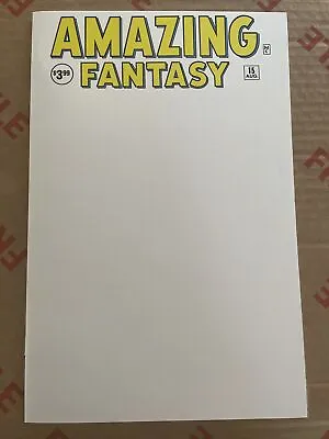 Buy Amazing Fantasy #15 Facsimile Edition Marvel Comics Blank Exclusive (10/09/2019) • 49.99£