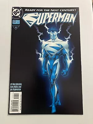 Buy Superman #123 NM Glow-In-The-Dark New Costume DC 1997 • 8.50£