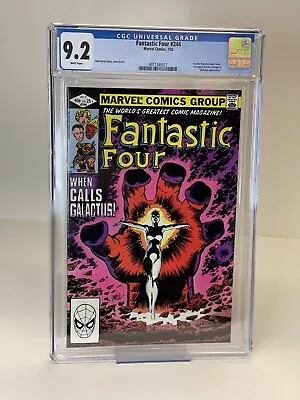 Buy Fantastic Four #244 CGC 9.2 Frankie Raye Becomes Nova Female Herald Of Galactus! • 75.95£