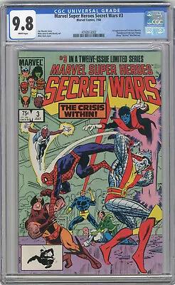 Buy 1984 Marvel Super Heroes Secret Wars 3 CGC 9.8 White Pages • 139.41£
