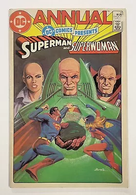 Buy Dc Comics Presents Annual #4. Jan 1985. Dc. Fn. Superman! Superwoman! Lex Luthor • 6.50£