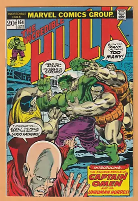 Buy Incredible Hulk #164 - 1st App. Captain Omen - VF+ • 12.02£