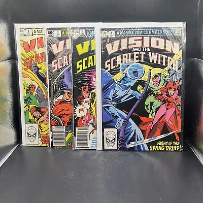 Buy The Vision And The Scarlet Witch #1-4 Complete Set Full Run 1982 (A19)(4) • 12.61£