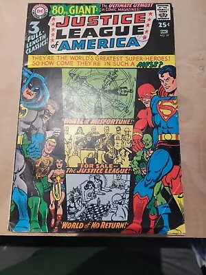 Buy Justice League Of America 58 DC 1967 80 Pg Giant Batman Superman • 22£