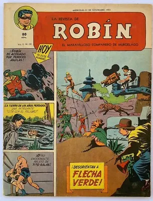Buy Robin N° 52 Green Arrow Argentina Muchnik Detective Comics N° 171 Spanish 1951 • 24.12£