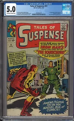 Buy Tales Of Suspense #51 - CGC 5.0 - 1st Appearance Of The Scarecrow • 126.64£